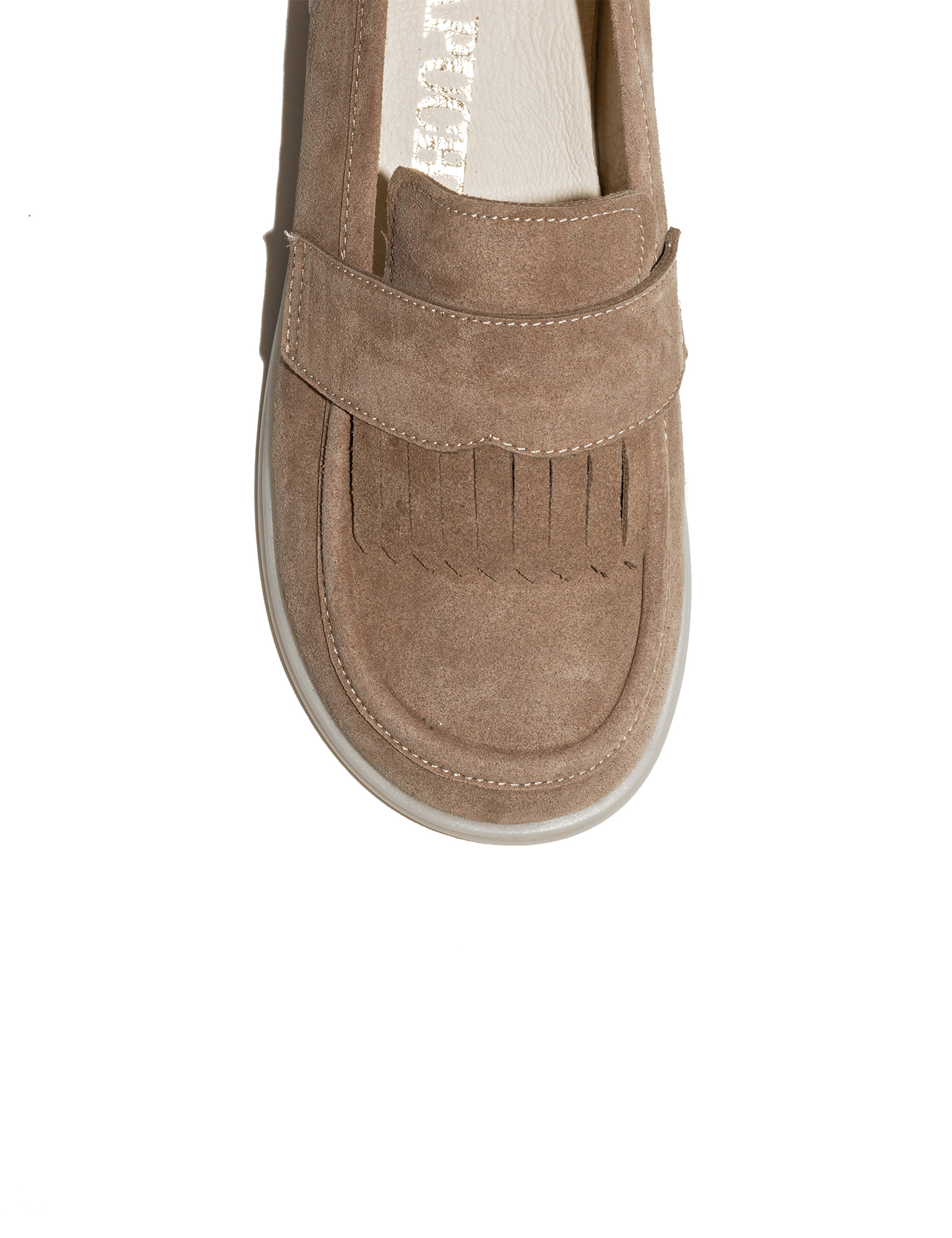 Картинка Мокасини бежеві